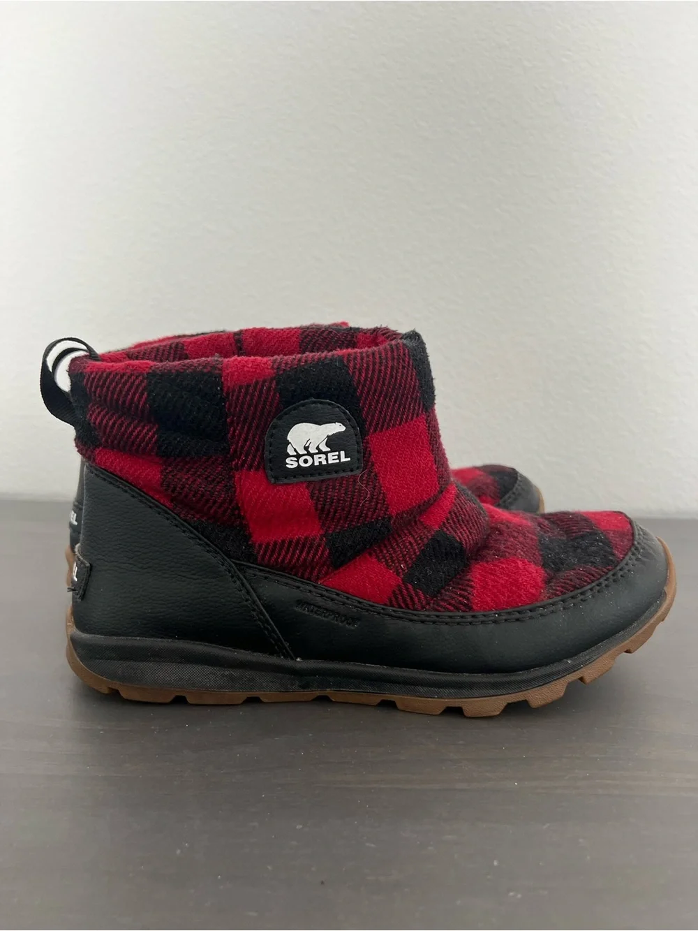 Sorel Plaid Slip-On Boots